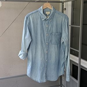 Club Monaco Denim Button Shirt